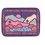 Подложка за сядане LifeVenture Sit Mat лилав Mountain