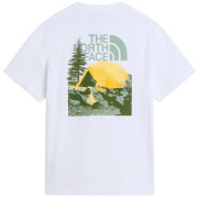 Мъжка тениска The North Face M Pitch A Tent Relaxed Ss Tee бял TNF WHITE