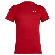 Мъжка тениска Salewa Puez Melange Dry M S/S Tee червен 1806 tango red melange