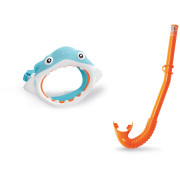 Комплект за гмуркане Intex Shark Fun Set 55944 син/оранжев