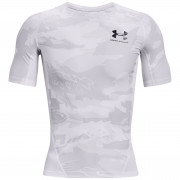 Мъжка функционална тениска Under Armour HG Isochill Comp Print SS бял