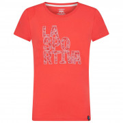 Дамска тениска La Sportiva Pattern T-Shirt W червен Hibiscus
