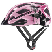 Детска колоездачна каска Uvex Air Wing 2 черно/розово strawberry-black