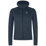 Функционален мъжки суитшърт Montura Fadis Grid Hooded Maglia тъмно син Blueberry