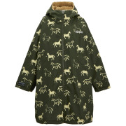 Детско водоустойчиво яке Regatta Junior Waterproof Changing Robe DrkKhHrses тъмно зелен DrkKhHrses