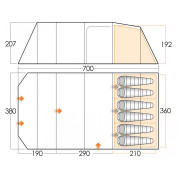 Палатка Vango Marna 600XL