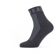 Водоустойчиви чорапи SealSkinz Dunton черен/сив