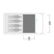 Килим за палатка Outwell Cozy Carpet Monterey 4 Air