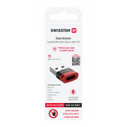 Адаптор Swissten Dataguard With Data Blocking USB-A (Male) / USB-C (Female)