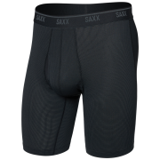 Мъжки боксерки Saxx Quest Quick-Dry Mesh Long Boxer Brf Fly черен black