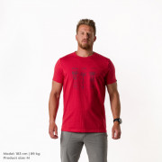 Мъжка функционална тениска Northfinder Bertie червен