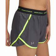 Дамски къси панталони Under Armour Fly By 3'' Novelty Short сив Grey