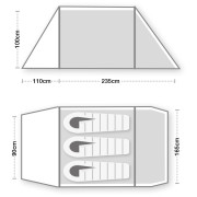 Туристическа палатка Terra Nova Equipment Hoolie Compact 3