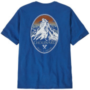 Мъжка тениска Patagonia M's Chouinard Crest Pocket Responsibili-Tee син Endless Blue