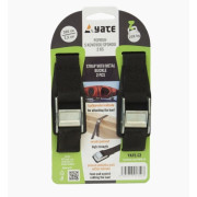 Каишки Yate s kovovou sponou 2,5x300 черен