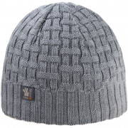 Плетена шапка от мериносана вълна Kama A112 сив Grey