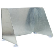 Аксесори за готвене Bo-Camp Cooking windshield steel adj. XL сребърен stříbrná