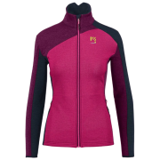 Дамски функционален суитшърт Karpos Federa Full-Zip W Fleece розов/лилав Pink/Boysenberry/Vulcan