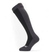 Водоустойчиви чорапи SealSkinz Waterproof Cold Weather Knee черен/сив Black/Grey