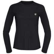 Дамска тениска Norrona femund pureUll Long Sleeve черен Caviar Black