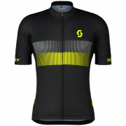 Мъжка колоездачна фланелка Scott RC Team 10 SS черен/жълт