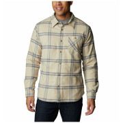 Мъжка риза Columbia Cornell Woods Fleece Lined Flannel бежов Ancient Fossil