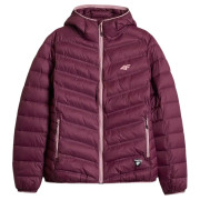 Дамско хибридно яке 4F Down Jacket F0895 винен Dark Pink
