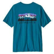 Мъжка тениска Patagonia M's Fitz Roy Foothills T-Shirt син Glacial Blue