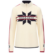 Дамски пуловер Dale of Norway Nåle Fem Sweater бял / син Offwhite Navy Red Rose