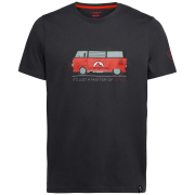 Мъжка тениска La Sportiva Van T-Shirt M 2024 сив/червен Carbon/Cherry Tomato