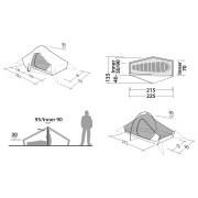 Туристическа палатка Robens Chaser 1 LW
