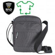 Чанта през рамо LifeVenture RFiD Shoulder Bag Recycled сив Grey