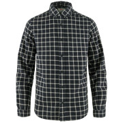 Мъжка риза Fjällräven Övik Flannel Shirt M синьо/бял Dark Navy-Chalk White