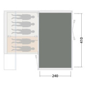 Килим за палатка Outwell Cozy Carpet Maryland / Virginia 5 Air