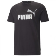 Мъжка тениска Puma ESS+ 2 Col Logo Tee черен Black