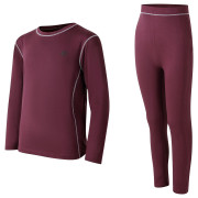 Детски функционален комплект Dare 2b Pow II Baselayer Set Huckleberry тъмночервен Huckleberry