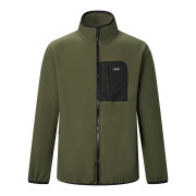 Функционален мъжки суитшърт Regatta Frankie Full Zip Fleece каки DarkKhak/Blk