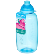 Бутилка Sistema Squeeze Twist ‘n’ Sip 380 ml син