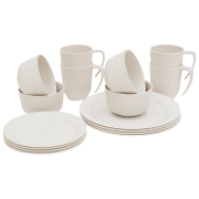 Комплект прибори Outwell Delish 4 Person Dinner Set бежов Sandstone