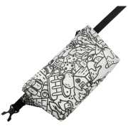 Чанта за кръста High Tail Designs Fanny Pack The Vague Outdoors бял / черен The Vague Outdoors