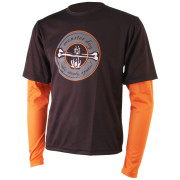 Мъжка фланелка Axon Monster dlouhý rukáv черен/оранжев