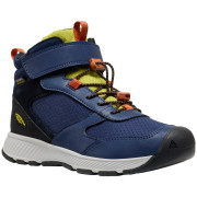 Детски обувки Keen Skua Mid Wp Youth син naval academy/rogue green