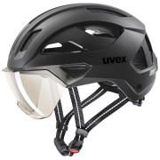 Колоездачна каска Uvex Stride Visor черен black matt