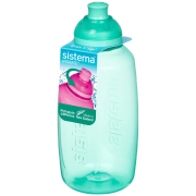 Бутилка Sistema Squeeze Twist ‘n’ Sip 380 ml зелен