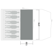 Килим за палатка Outwell Cozy Carpet Rockwell 6