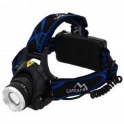 Челник Cattara LED 570lm ZOOM черен/син
