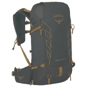 Туристическа раница Osprey Talon Velocity 20 черен/жълт dark charcoal/tumbleweed yellw