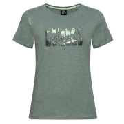 Дамска тениска Chillaz Valencia Nature Flow зелен Dark Green