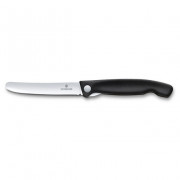 Сгъваем нож Victorinox Swiss Classic - гладко острие черен Black