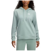 Дамски суитшърт Under Armour Rival Terry Hoodie светло зелен Silica Green / / White